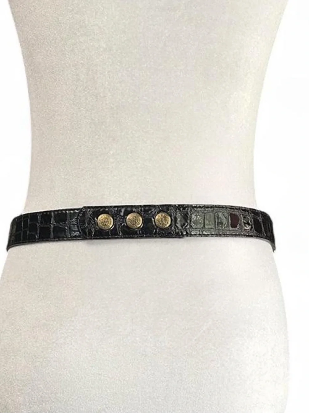 Vintage Cache belt with Streets Ahead hardware glam cascading chains